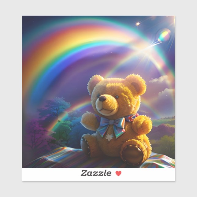 Sunshine Rainbow Teddy Bear Wonderland (Sheet)