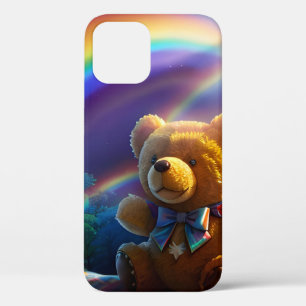 Sunshine Rainbow Teddy Bear Wonderland iPhone 12 Case