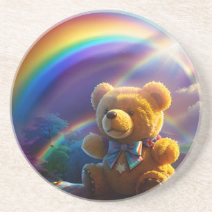 Sunshine Rainbow Teddy Bear Wonderland Coaster