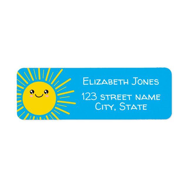 Sunshine Return Address (Front)