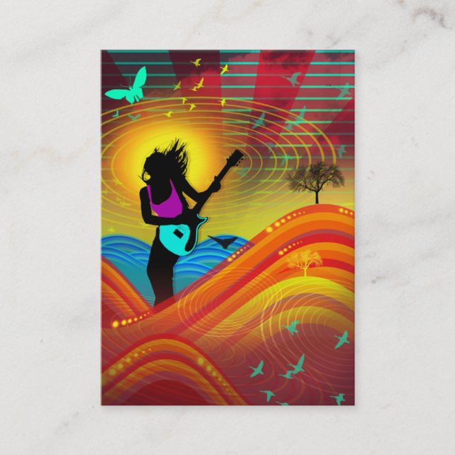 "Sunshine Rock" Chubby Card (Front)