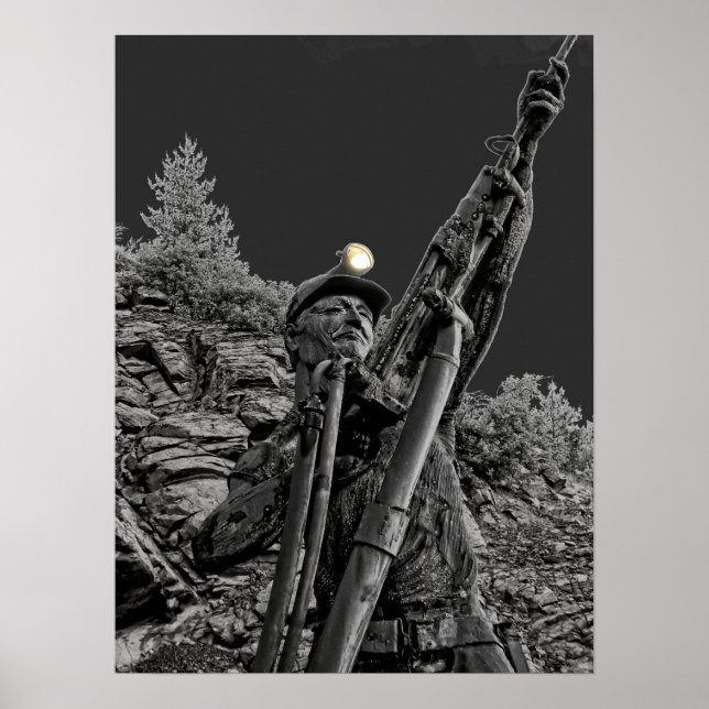 Sunshine Silver Mine Memorial - Kellogg Idaho Poster (Front)