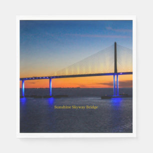Sunshine Skyway Bridge, Florida Napkin