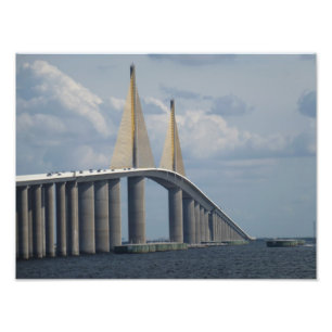 Sunshine Skyway Bridge Florida Photo Print 1