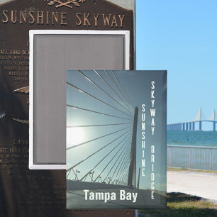 Sunshine Skyway Bridge Tampa Bay Florida Magnet