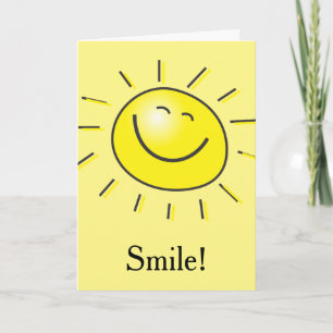 Sunshine Smile For Mother's Day Card