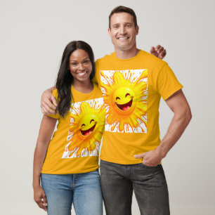 Sunshine Smiles: Bursting Joy T-Shirt