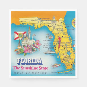 Sunshine State - Florida  Napkin