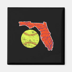 Sunshine State Of Florida Softll Magnet