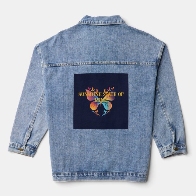 Sunshine State of Mind Denim Jacket (Back)