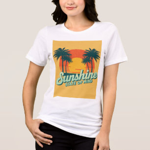 Sunshine State Tee, Retro Beach Vacation Shirt