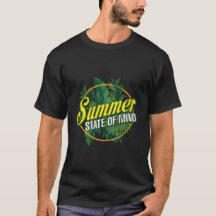 Sunshine Summer Palm Trees Beach Vibes Tropical Su T-Shirt