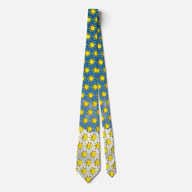 Sunshine sun pattern tie (Front)