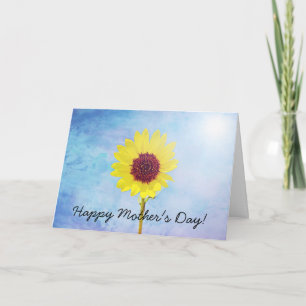 Sunshine Sunflower Mother's Day Card