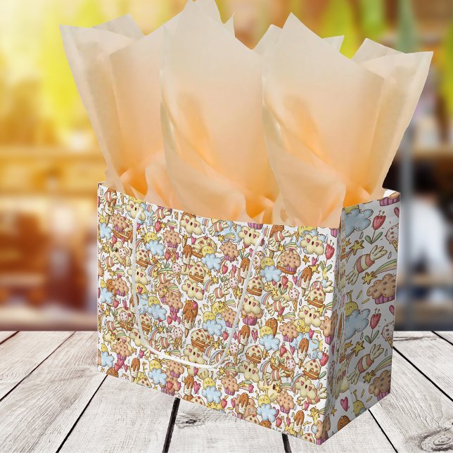 Sunshine Treats Celebration Pattern Large Gift Bag (Creator Uploaded)