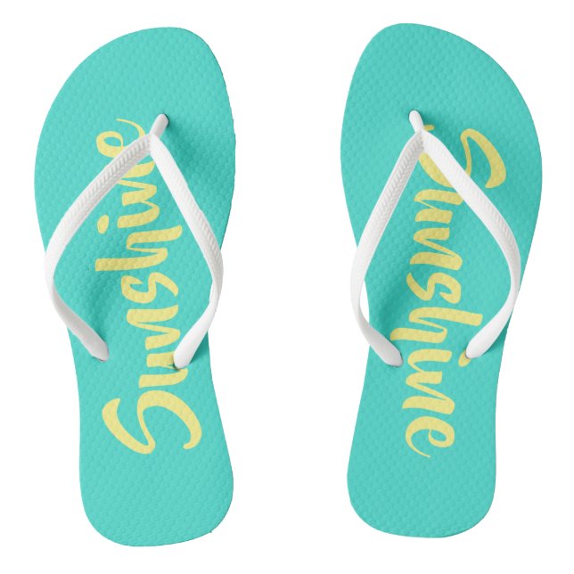 Sunshine Turquoise Jandals (Footbed)