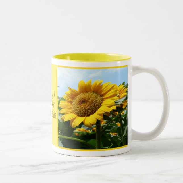 Sunshine Two-Tone Coffee Mug (Right)
