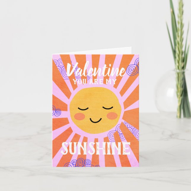 Sunshine Valentine Holiday Card (Front)