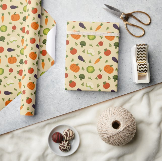 Sunshine & Veggies Wrapping Paper (Crafts)
