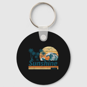 Sunshine Vibes Group Matching Family Vacation Summ Key Ring