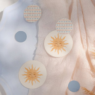 Sunshine Vintage Sun Boho Baby Shower Confetti