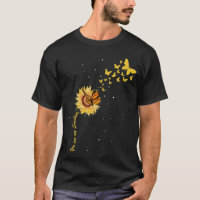 Sunshine Vintage sunflower with butterfly Monarch