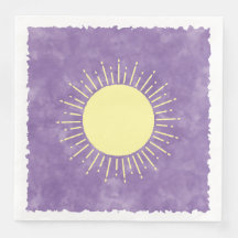 Sunshine Watercolor Baby Shower Background Custom