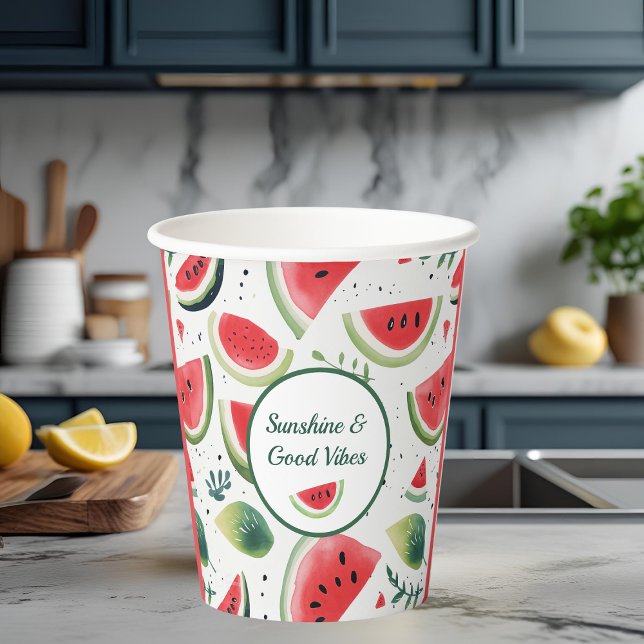Sunshine & Watermelon Paper Cups (Creator Uploaded)