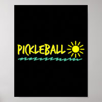 Sunshine waves and pickleball long sleeve