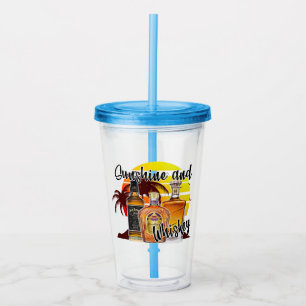 Sunshine & Whiskey Acrylic Tumbler