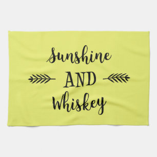 SUNSHINE & WHISKEY TEA TOWEL
