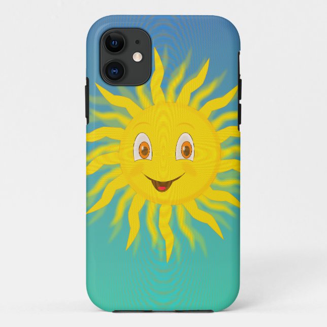 Sunshine With Circular Lines Case-Mate iPhone Case (Back)