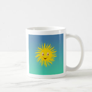 Sunshine With Circular Lines Coffee Mug