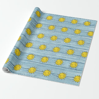 Sunshine Wrapping paper Driftwood Beach.