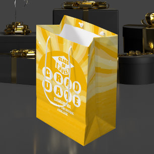 Sunshine Yellow Graduation Medium Gift Bag