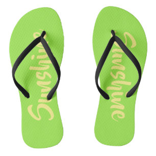Sunshine Yellow Green Jandals