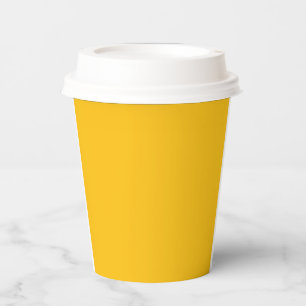 Sunshine Yellow Paper Cups