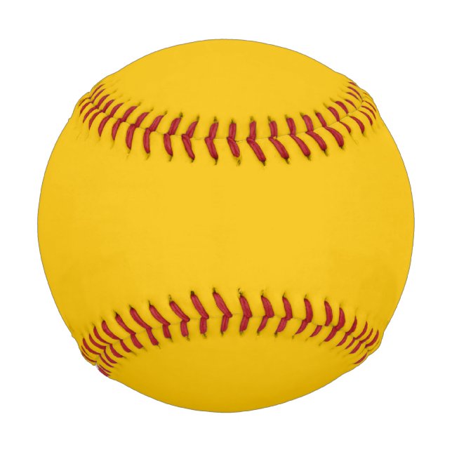 Sunshine Yellow Solid Colour Baseball (Back)
