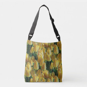 Sunshine Yellow Tulips Crossbody Bag