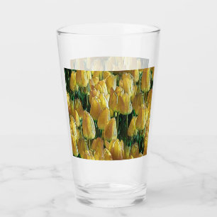 Sunshine Yellow Tulips Glass