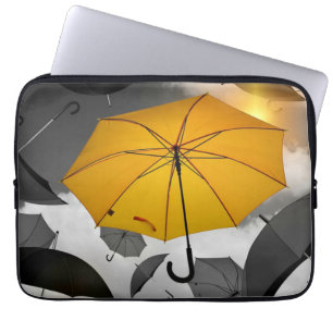 Sunshine's on its way, umbrella avalanche, laptop sleeve
