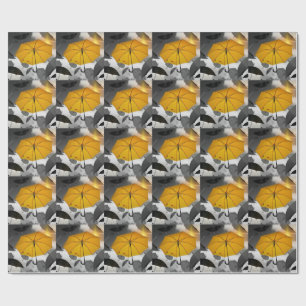 Sunshine's on its way, umbrella avalanche, wrapping paper
