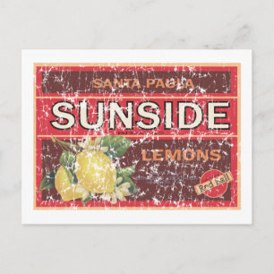 Sunside - distressed postcard