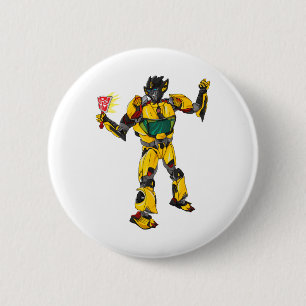 Sunstreaker Transformers Design Sticker  6 Cm Round Badge