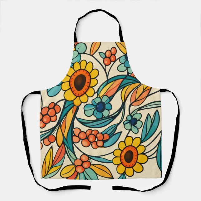 Sunstream Bloom Apron (Front)