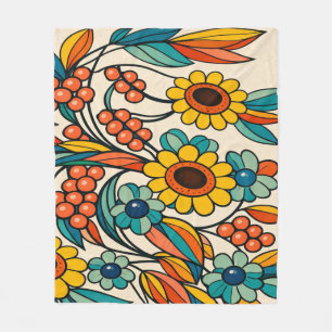Sunstream Bloom Fleece Blanket