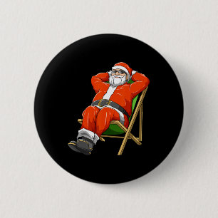 Sunthing Santa Christmas In July Hawaiian Party Sa 6 Cm Round Badge