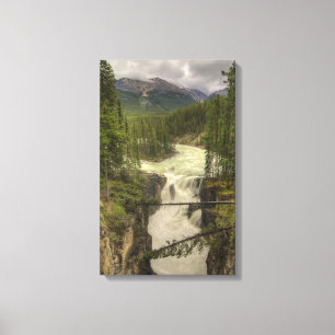 Sunwapta Falls Canvas Print