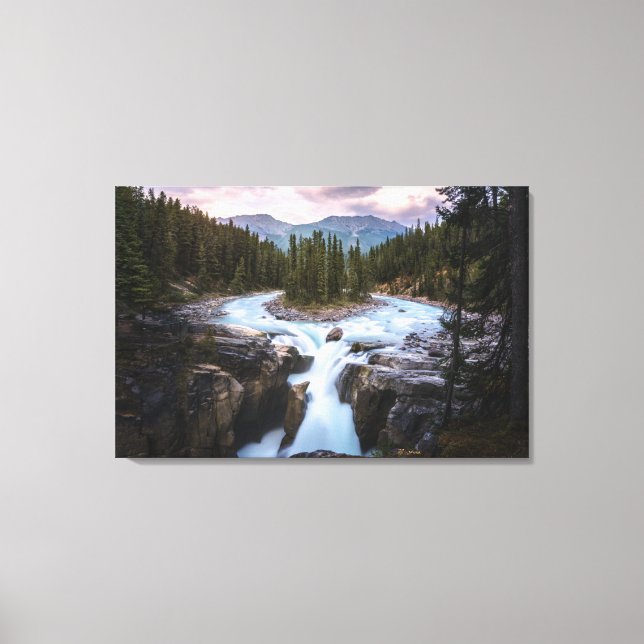Sunwapta Falls |  Jasper National Park Canvas Print (Front)