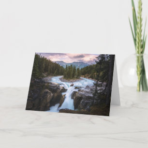 Sunwapta Falls Jasper National Park Card